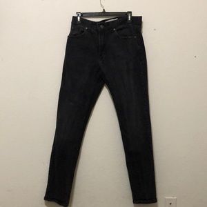 True Crafts- slim black distressed Men’s jeans 33X34 perfect condition